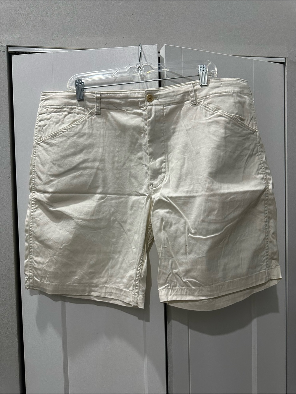 Buck Mason Cream Casual Cotton Shorts